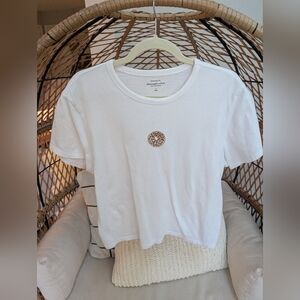 ✨ Abercrombie Bagel Embroidered Tee